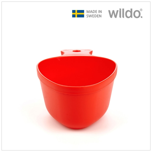 [윌도] 스웨덴 군용 다목적 휴대 캠핑용 컵 [코사 아미] _레드 (WD-10078)